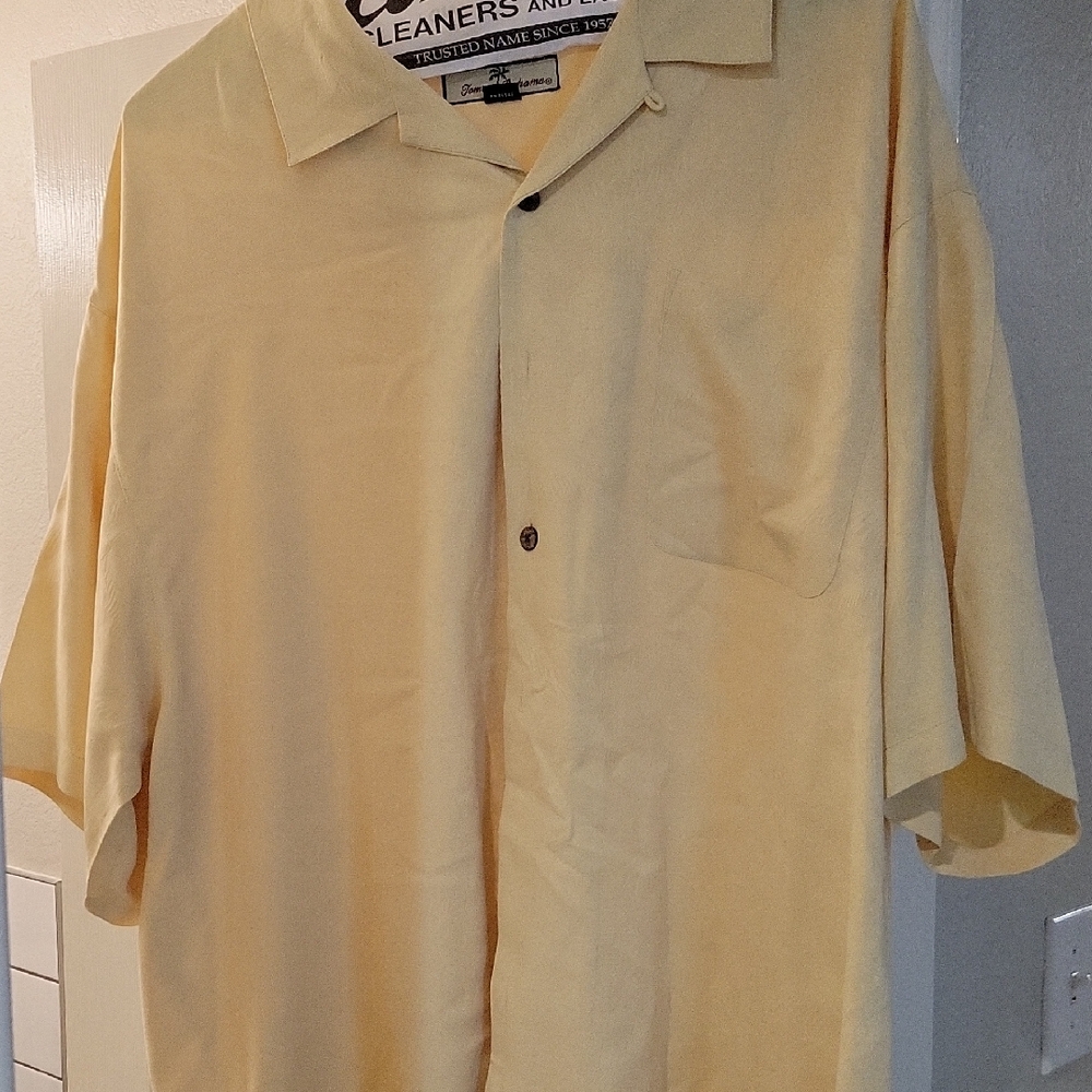 Tommy Bahama Cream Silk Shirt